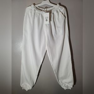 Vintage Cotton Stuff Made In USA Sweatpants White Mens Size Large NWT